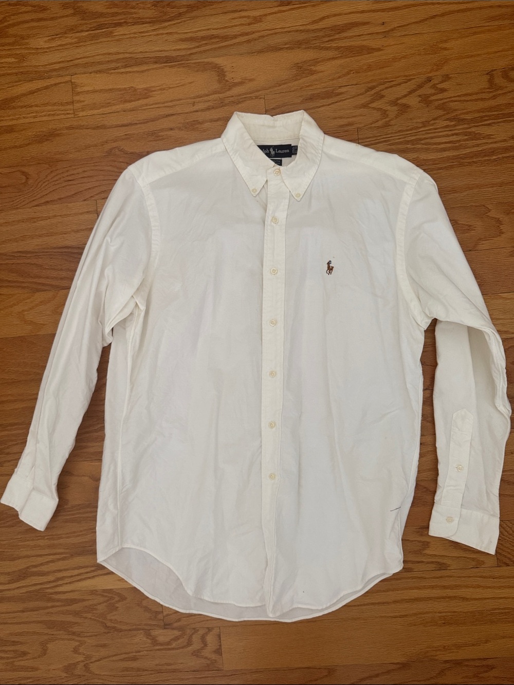 Polo by Ralph Lauren Cream Button-Down Dress Shirt